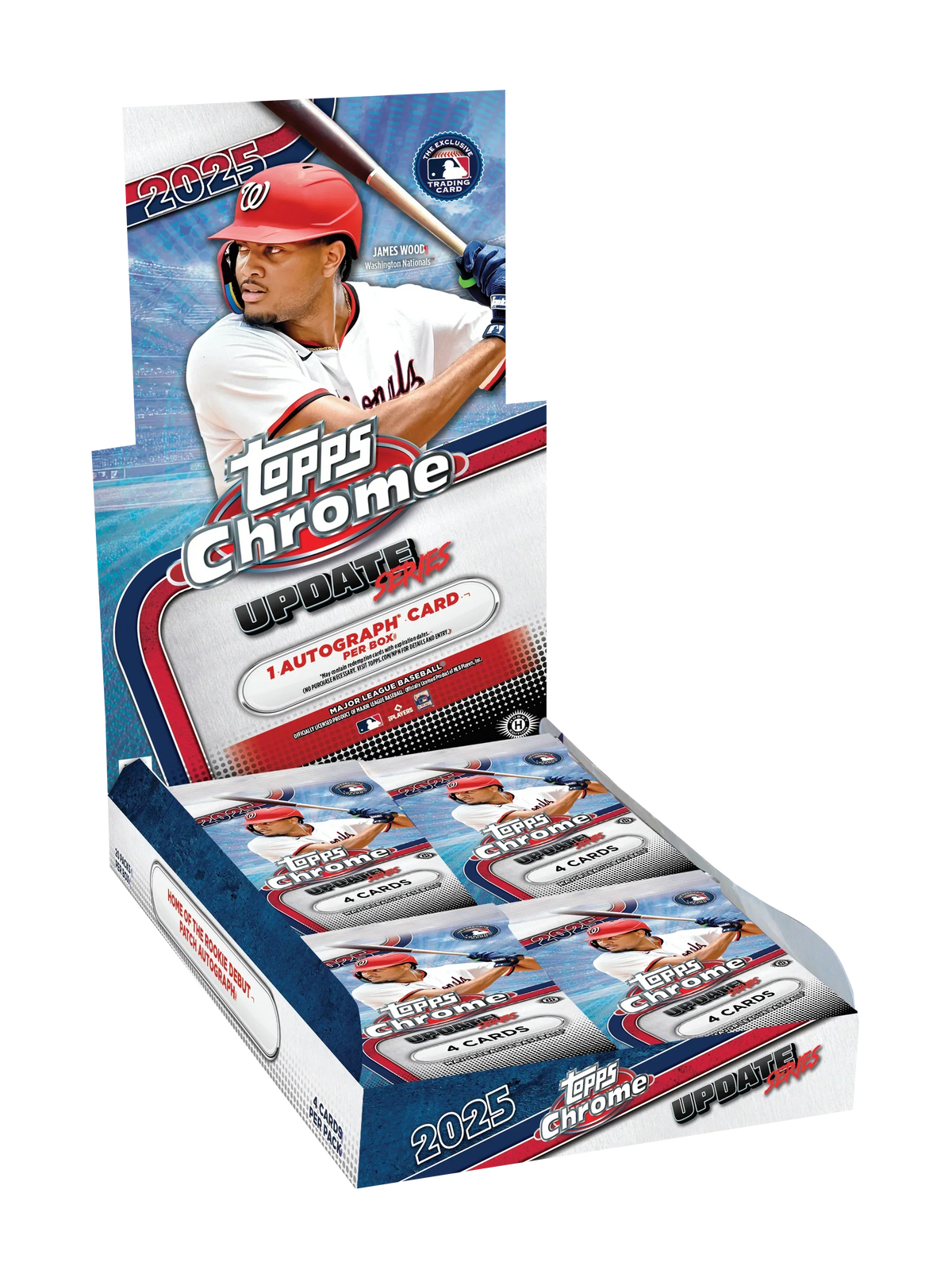 2025 Topps Chrome Update Series Baseball Hobby Box