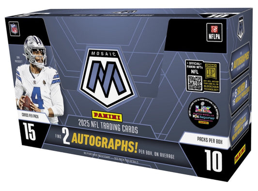 2025 Panini Mosaic Football Hobby 12 Box Case